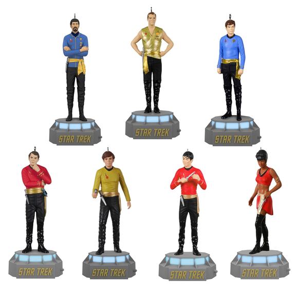 Hallmark Ornament Storyteller - Star Trek Set of 7